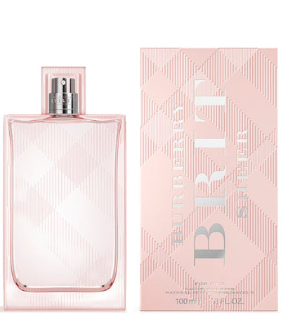 BURBERRY BRIT SHEER EAU DE TOILETTE SPRAY-3.3oz (WOMEN)