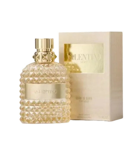 VALENTINO OUMO BORN IN ROMA THE GOLD EDT SPRAY -3.4oz (Men)