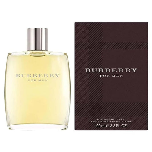 BURBERRY MEN EAU DE TOILETTE SPRAY-3.3oz
