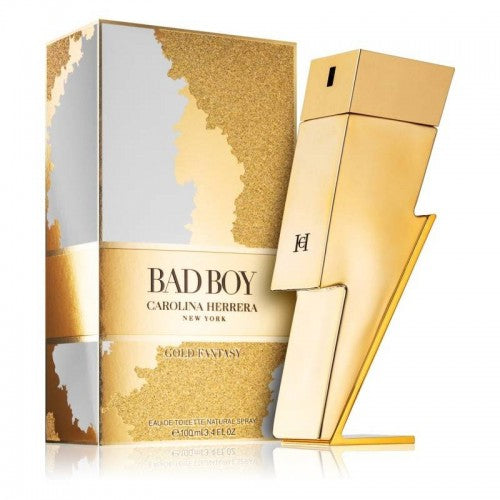 Carolina Herrera Bad Boy Gold Fantasy-Edt 3.4oz