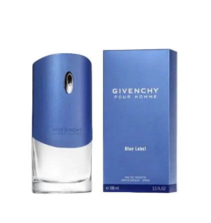GIVENCHY POUR HOMME BLUE LABEL EAU DE TOILETTE SPRAY-3.4oz (Men)