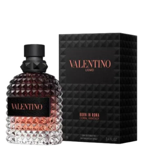Valentino Uomo Born In Roma Coral Fantasy-EDT Spray 3.4oz